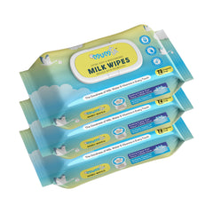 MUMta Milk Wipes | Gentle Baby Wet Wipes | Alcohol-Free