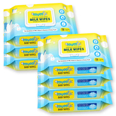 MUMta Unscented Baby Wet Wipes – Extra Soft with Vitamin E | Pack of 7 (504 Wipes)