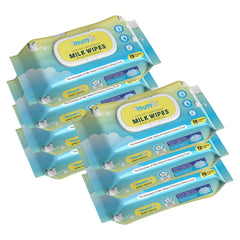 MUMta Milk Wipes | Gentle Baby Wet Wipes | Alcohol-Free