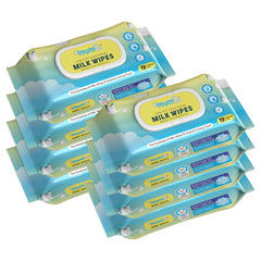 MUMta Milk Wipes | Gentle Baby Wet Wipes | Alcohol-Free