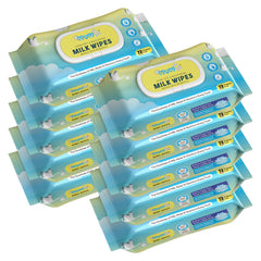 MUMta Milk Wipes | Gentle Baby Wet Wipes | Alcohol-Free