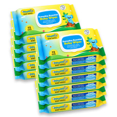 MUMta Baby Wipes Family Pack with Aloe Vera & Vitamin E | 72s - Pack of 11 (792 Wipes)