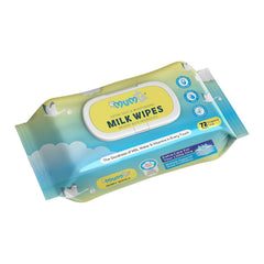 MUMta Milk Wipes | Gentle Baby Wet Wipes | Alcohol-Free