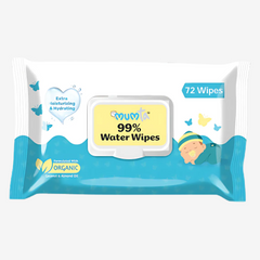 MUMta 99% Water Wipes 72's | Purest Baby Wipes | Fragrance-Free | Safe for Newborns