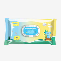 MUMta Everyday Essential Wipes 80's | Gentle Baby Wet Wipes | Alcohol-Free